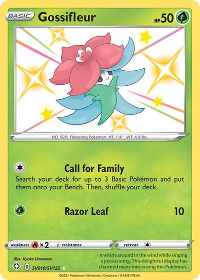 Gossifleur (Shining Fates: Shiny Vault) Near Mint Holofoil