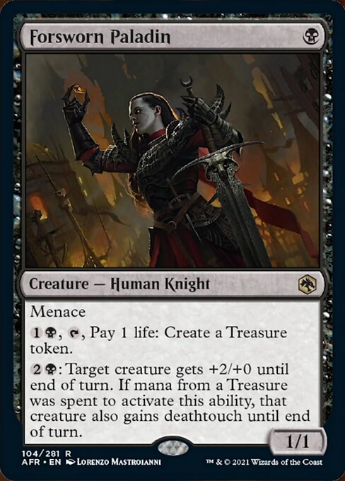 Forsworn Paladin (Adventures in the Forgotten Realms) Medium Play Foil
