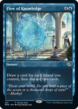 Flow of Knowledge (Promo Pack: The Brothers War) Light Play Foil
