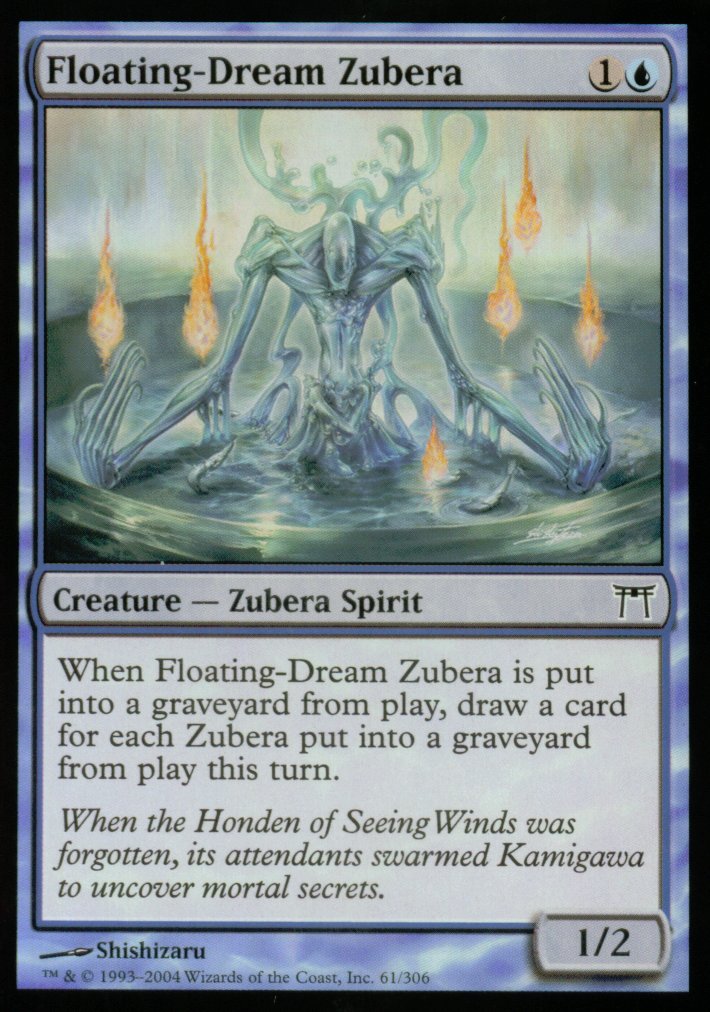 Floating-Dream Zubera (Champions of Kamigawa) Damaged / Poor