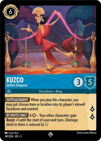 Kuzco - Selfish Emperor (Shimmering Skies) Near Mint Cold Foil