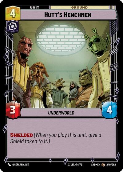 Hutt's Henchmen (Shadows of the Galaxy) Near Mint Foil