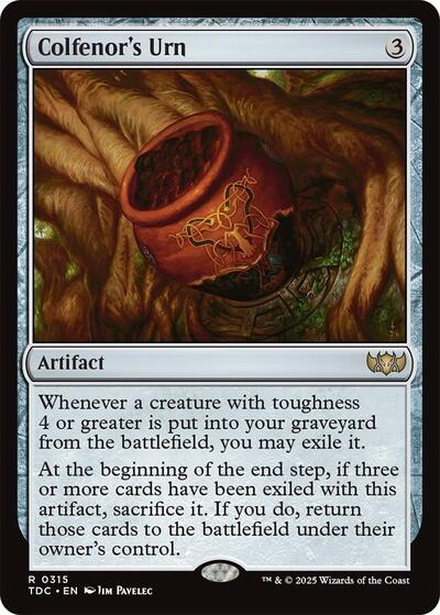 Colfenor's Urn (Commander: Tarkir: Dragonstorm) Near Mint