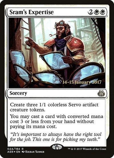 Sram's Expertise (Promos: Prerelease Cards) Light Play Foil