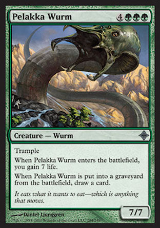 Pelakka Wurm (Rise of the Eldrazi) Medium Play