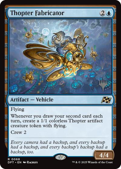 Thopter Fabricator (Promo Pack: Aetherdrift) Near Mint Foil