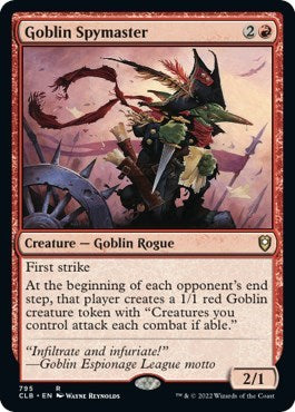 Goblin Spymaster (Commander Legends: Battle for Baldur's Gate) Near Mint