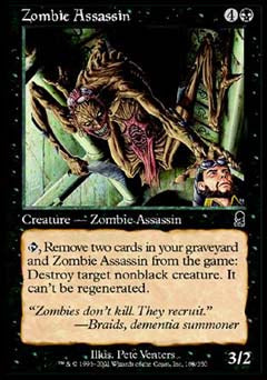 Zombie Assassin (Odyssey) Medium Play Foil