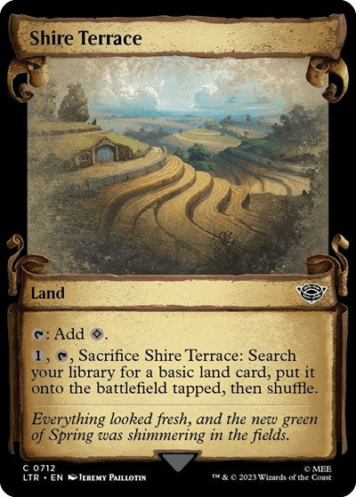 Shire Terrace (Showcase Scrolls) (Universes Beyond: The Lord of the Rings: Tales of Middle-earth) Near Mint
