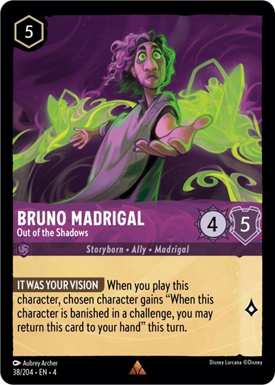 Bruno Madrigal - Out of the Shadows (Ursula's Return) Near Mint