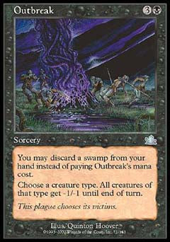 Outbreak (Prophecy) Near Mint Foil