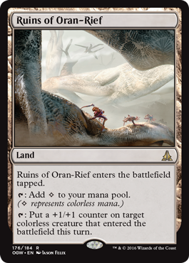 Ruins of Oran-Rief (Oath of the Gatewatch) Light Play