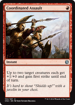 Coordinated Assault (Conspiracy: Take the Crown) Near Mint Foil