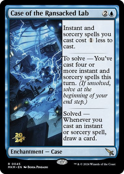 Case of the Ransacked Lab (Promos: Prerelease Cards) Light Play Foil
