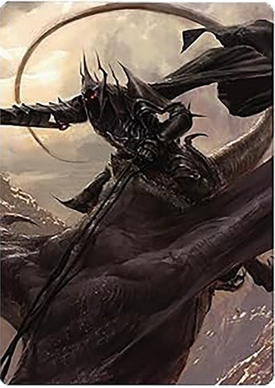Witch-king, Sky Scourge Art Card (Art Series: Universes Beyond: The Lord of the Rings: Tales of Middle-earth) Near Mint