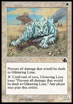 Glittering Lynx (Prophecy) Light Play Foil