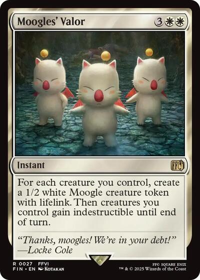 Moogles' Valor (Universes Beyond: FINAL FANTASY) Near Mint
