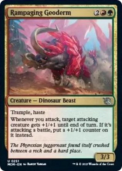 Rampaging Geoderm (March of the Machine) Near Mint Foil