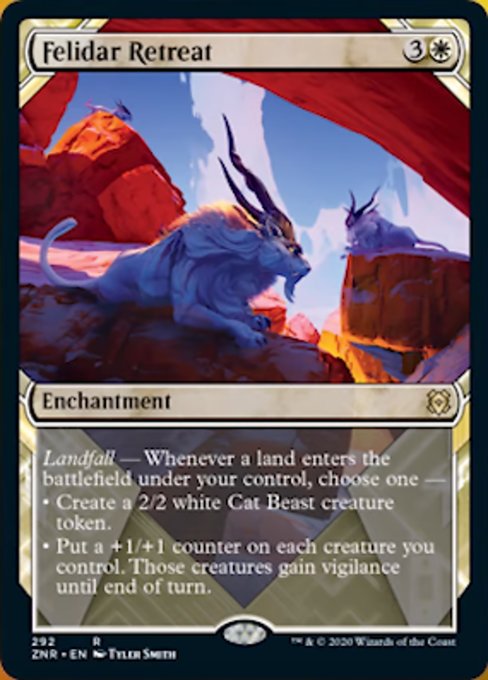 Felidar Retreat (Showcase) (Zendikar Rising) Light Play Foil