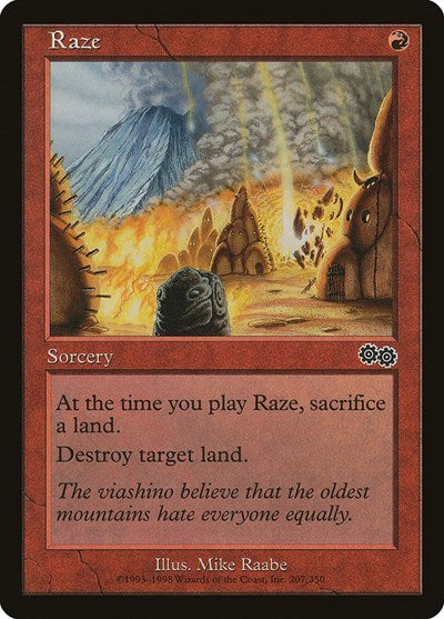 Raze (Urza's Saga) Light Play