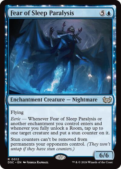 Fear of Sleep Paralysis (Commander: Duskmourn: House of Horror) Medium Play