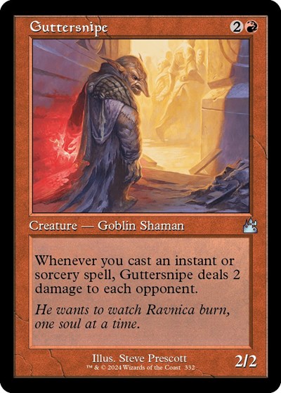 Guttersnipe (Retro Frame) (Ravnica Remastered) Near Mint Foil