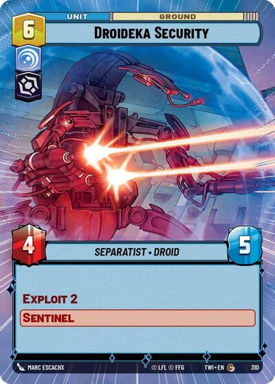 Droideka Security (Hyperspace) (Twilight of the Republic) Near Mint Foil