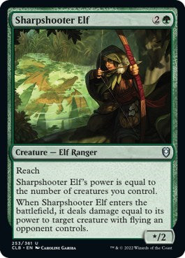 Sharpshooter Elf (Commander Legends: Battle for Baldur's Gate) Light Play Foil