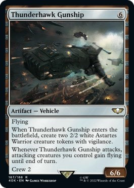 Thunderhawk Gunship (Surge Foil) (Universes Beyond: Warhammer 40K) Near Mint Foil