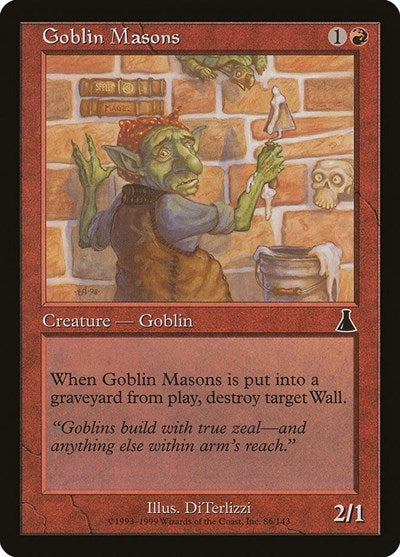 Goblin Masons (Urza's Destiny) Light Play Foil