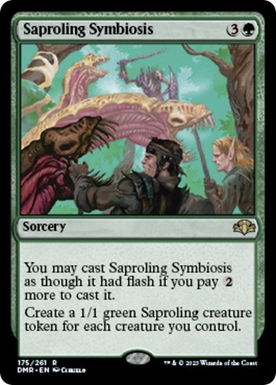 Saproling Symbiosis (Dominaria Remastered) Near Mint