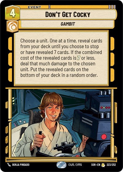 Don't Get Cocky (Spark of Rebellion) Near Mint