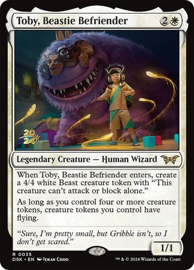 Toby, Beastie Befriender (Promos: Prerelease Cards) Light Play Foil