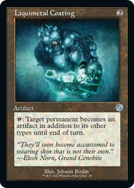 Liquimetal Coating (The Brothers' War: Retro Frame Artifacts) Light Play Foil