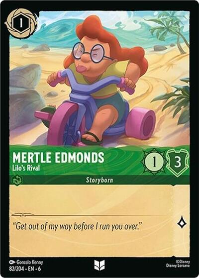 Mertle Edmonds - Lilo's Rival (Azurite Sea) Near Mint