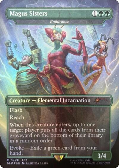 Magus Sisters - Endurance (Rainbow Foil) (Secret Lair) Near Mint Foil