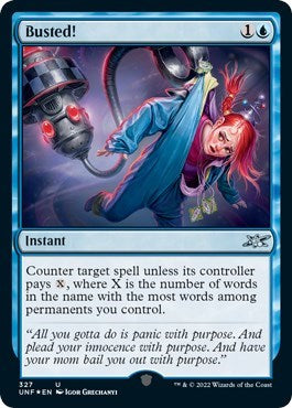 Busted! (Galaxy Foil) (Unfinity) Near Mint Foil