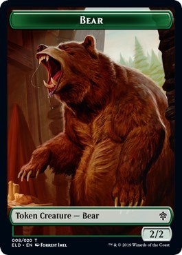 Bear Token (Throne of Eldraine) Near Mint
