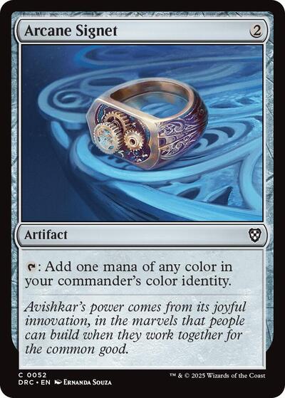 Arcane Signet (0052) (Commander: Aetherdrift) Light Play