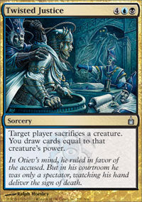 Twisted Justice (Ravnica) Light Play