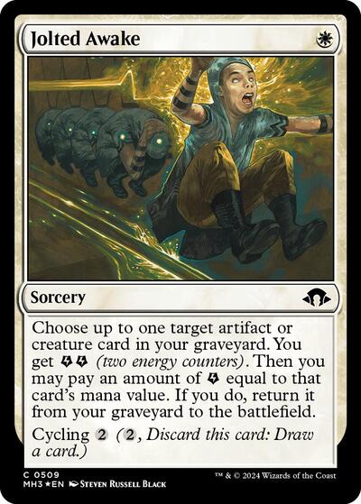 Jolted Awake (Ripple Foil) (Modern Horizons 3) Light Play Foil