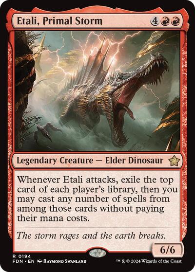 Etali, Primal Storm (Foundations) Light Play Foil