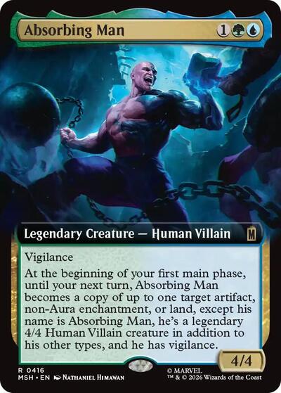 Absorbing Man (Extended Art) (Marvel Super Heroes) Near Mint Foil