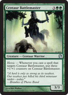 Centaur Battlemaster (Theros) Medium Play Foil