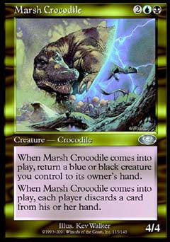 Marsh Crocodile (Planeshift) Heavy Play