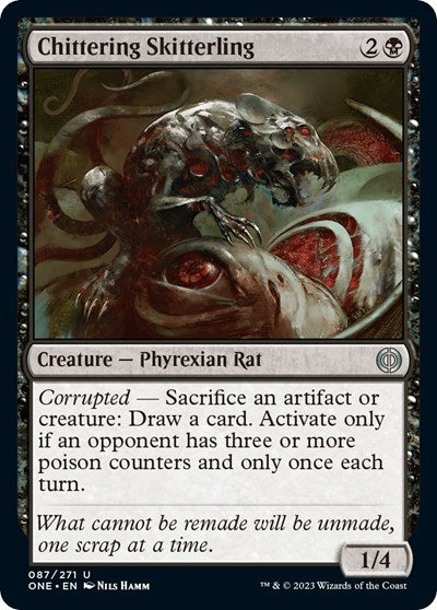 Chittering Skitterling (Phyrexia: All Will Be One) Near Mint