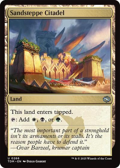Sandsteppe Citadel (Tarkir: Dragonstorm) Near Mint