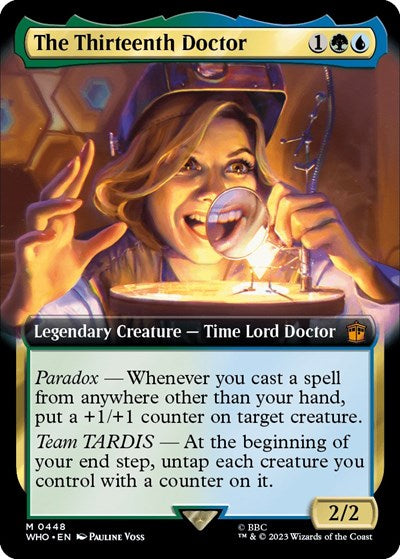 The Thirteenth Doctor (Extended Art) (Universes Beyond: Doctor Who) Light Play Foil