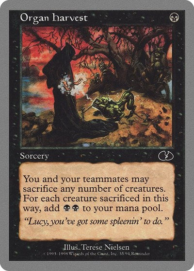 Organ Harvest (Unglued) Medium Play