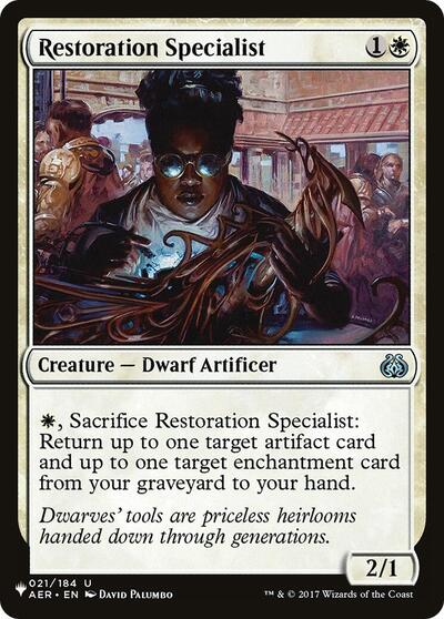 Restoration Specialist (The List) Near Mint